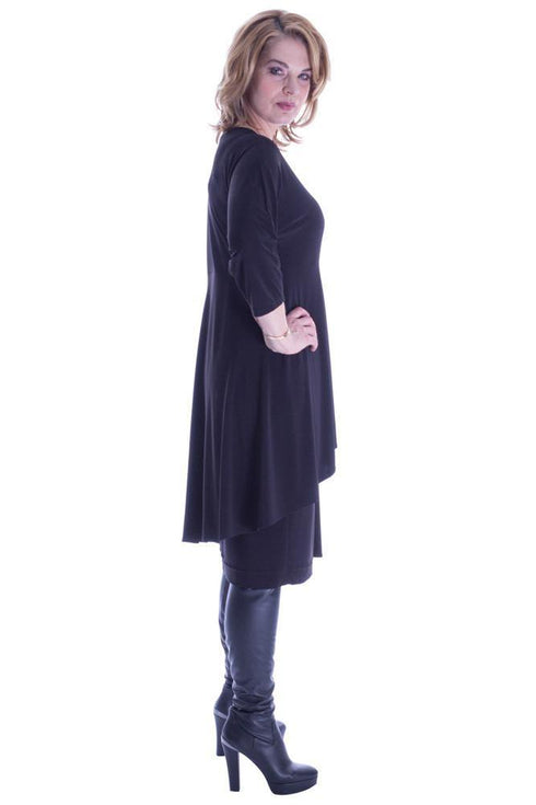 Rochie jerse neagra  Liza Panait Liza Panait Online Boutique